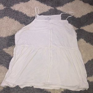 white american eagle flowy tank top